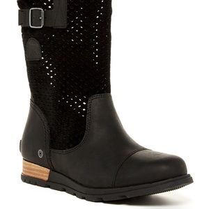 Sorel Major Pull On Perforated Suede Boots